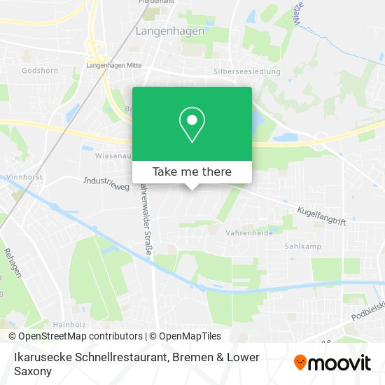 Ikarusecke Schnellrestaurant map