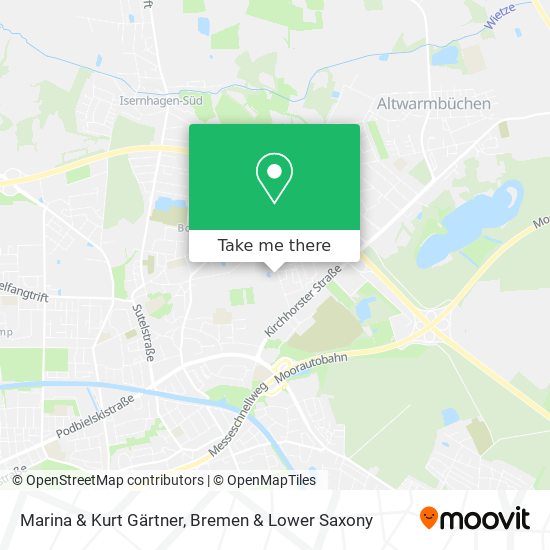 Marina & Kurt Gärtner map