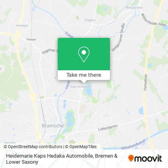 Heidemarie Kaps Hedaka Automobile map