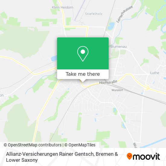 Allianz-Versicherungen Rainer Gentsch map