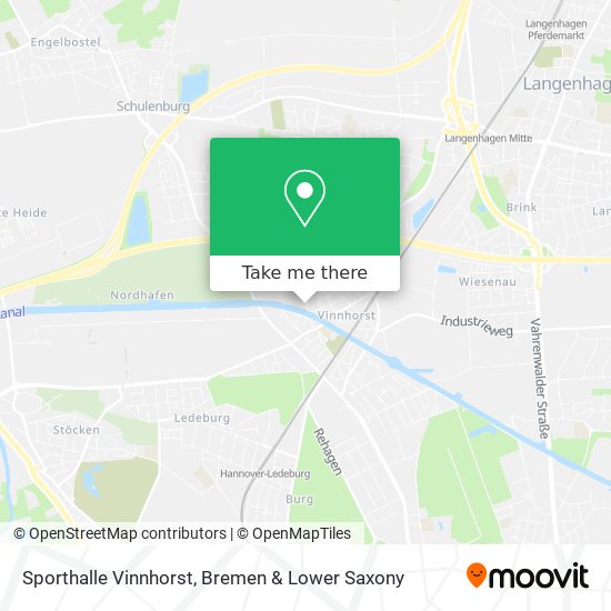 Sporthalle Vinnhorst map
