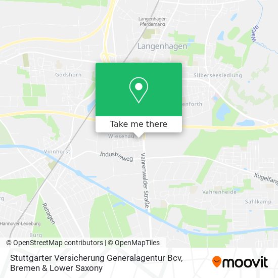 Stuttgarter Versicherung Generalagentur Bcv map
