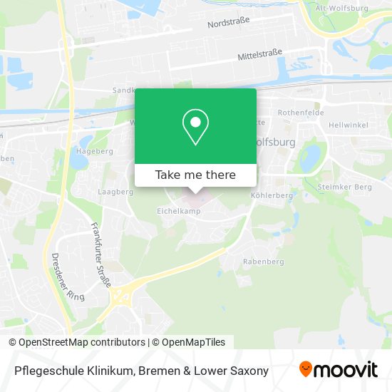 Pflegeschule Klinikum map