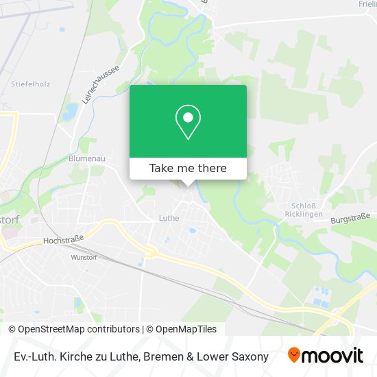 Ev.-Luth. Kirche zu Luthe map