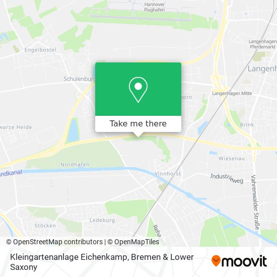 Kleingartenanlage Eichenkamp map