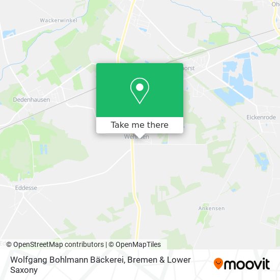 Wolfgang Bohlmann Bäckerei map