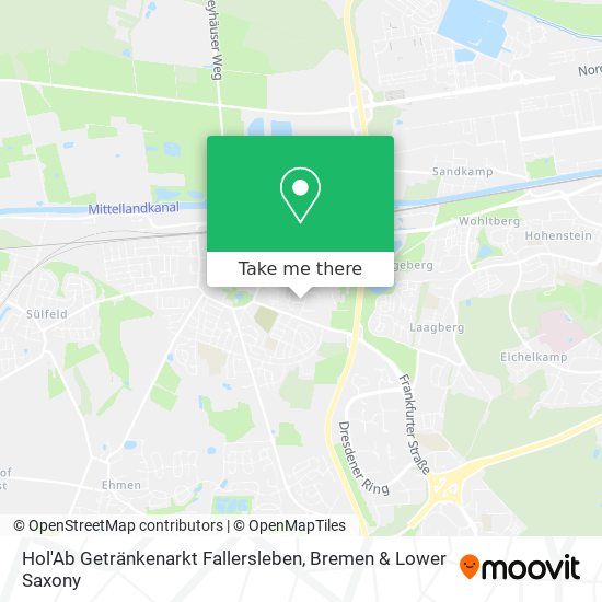 Hol'Ab Getränkenarkt Fallersleben map
