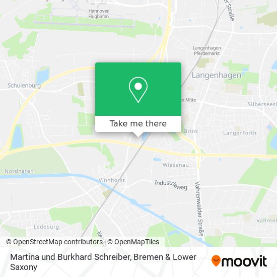 Martina und Burkhard Schreiber map