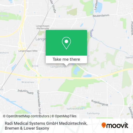 Radi Medical Systems GmbH Medizintechnik map