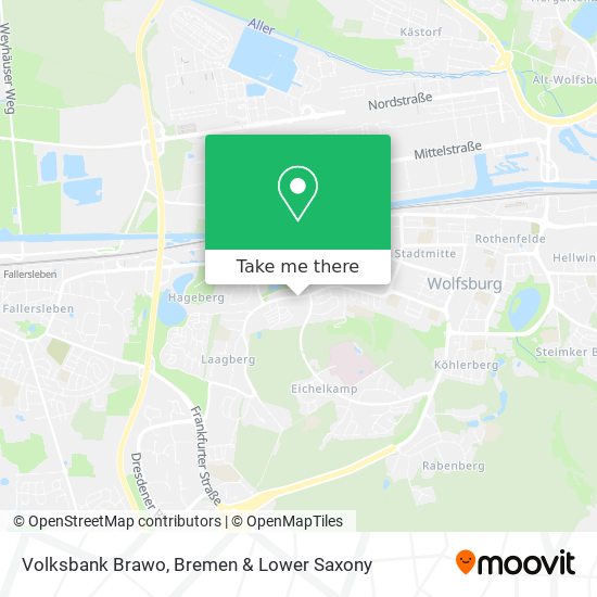 Volksbank Brawo map