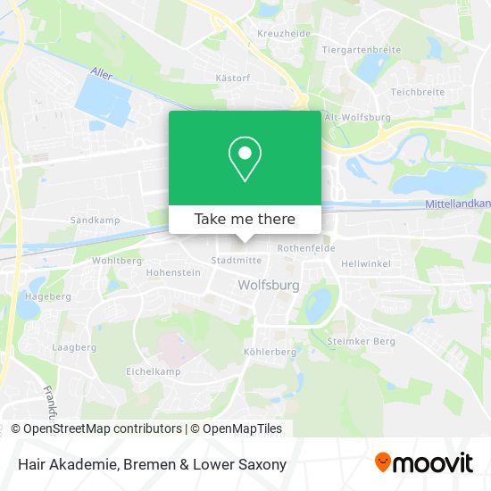 Hair Akademie map