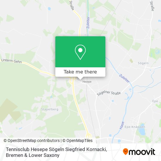 Tennisclub Hesepe Sögeln Siegfried Kornacki map