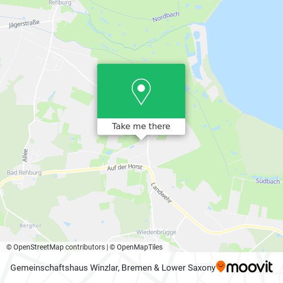 Gemeinschaftshaus Winzlar map