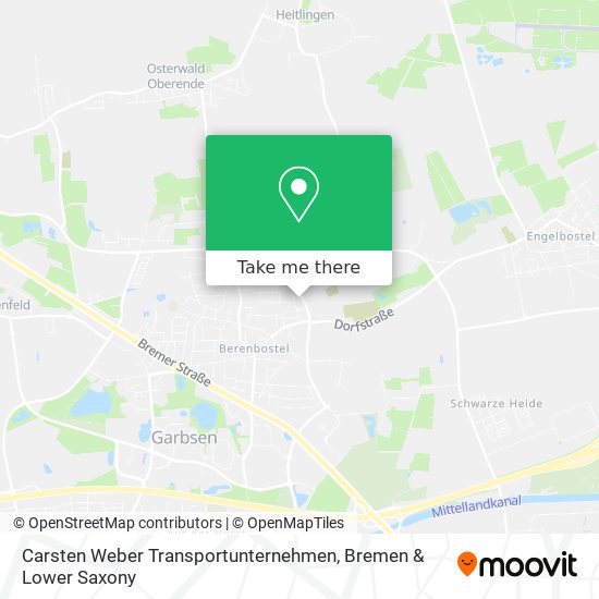 Carsten Weber Transportunternehmen map