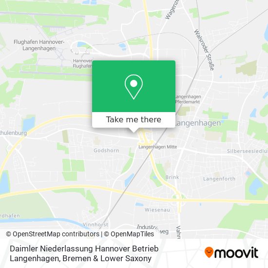 Daimler Niederlassung Hannover Betrieb Langenhagen map