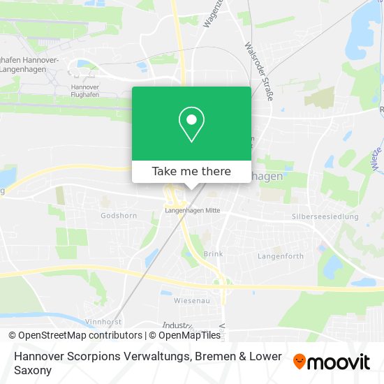 Hannover Scorpions Verwaltungs map
