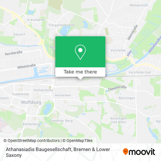 Athanasiadis Baugesellschaft map