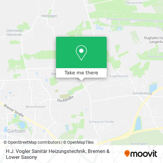 H.J. Vogler Sanitär Heizungstechnik map