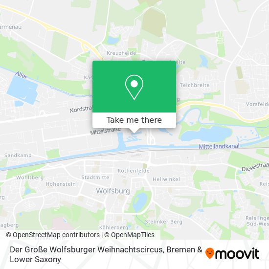 Der Große Wolfsburger Weihnachtscircus map