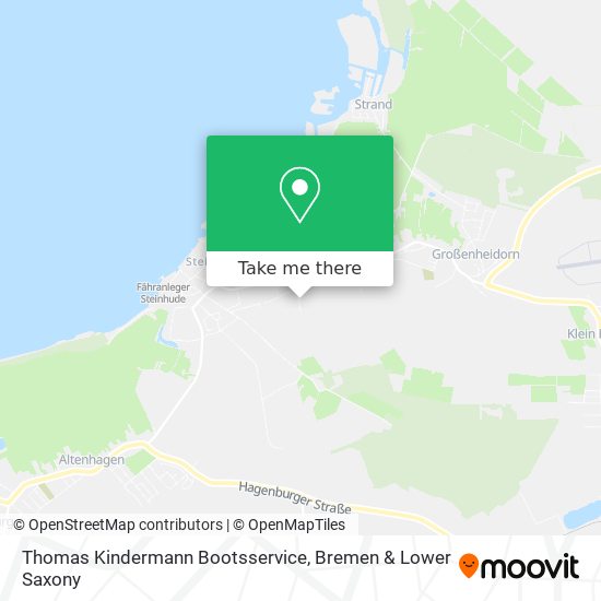 Thomas Kindermann Bootsservice map