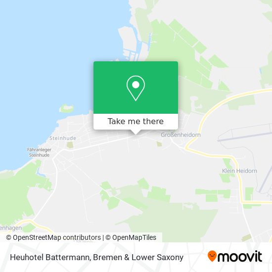 Heuhotel Battermann map