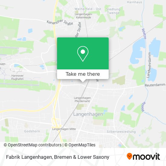 Fabrik Langenhagen map