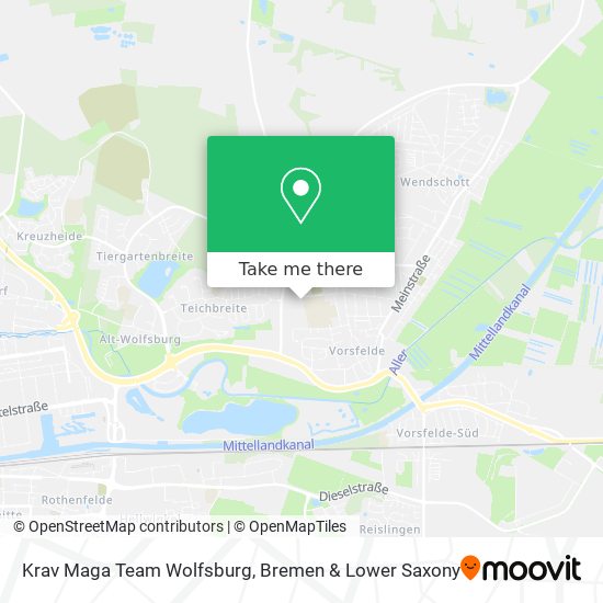 Krav Maga Team Wolfsburg map