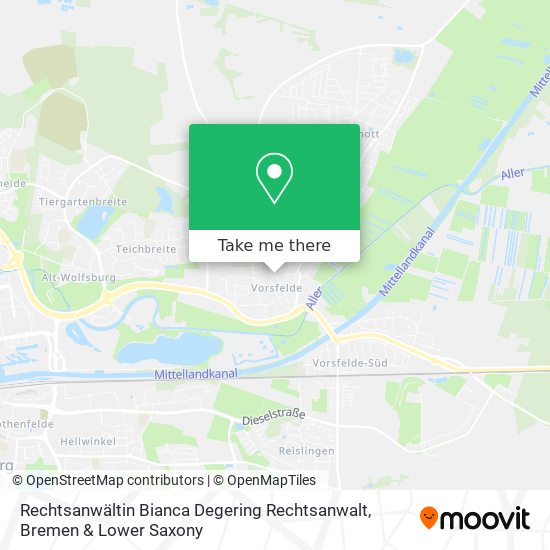 Rechtsanwältin Bianca Degering Rechtsanwalt map