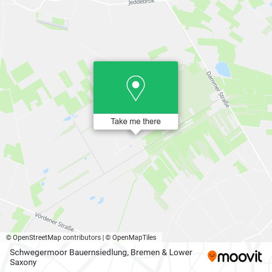 Schwegermoor Bauernsiedlung map