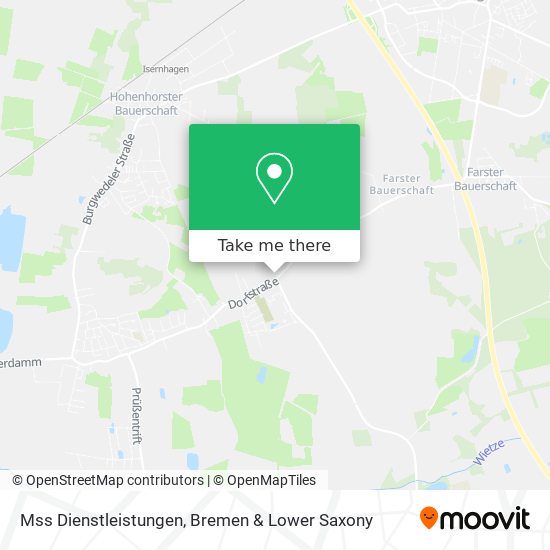 Mss Dienstleistungen map