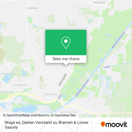 Wage es, Deinen Verstand zu map
