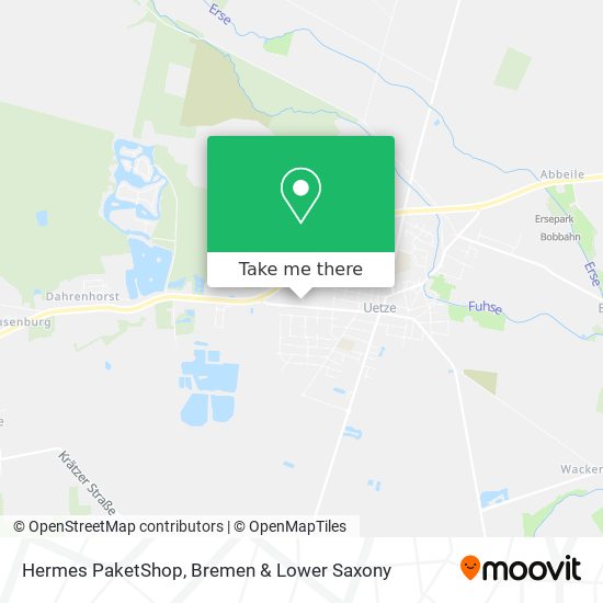 Карта Hermes PaketShop