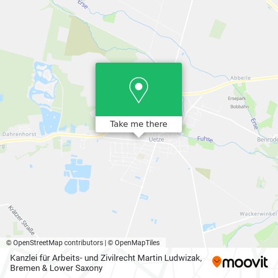 Kanzlei für Arbeits- und Zivilrecht Martin Ludwizak map