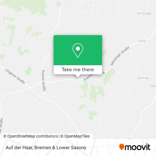 Auf der Haar map