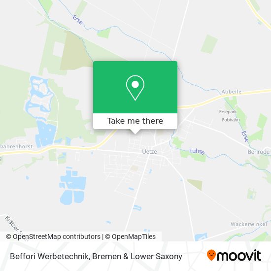Beffori Werbetechnik map