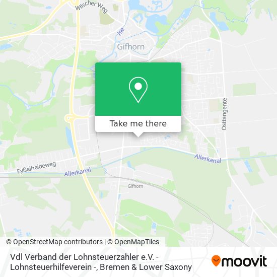 Vdl Verband der Lohnsteuerzahler e.V. - Lohnsteuerhilfeverein - map