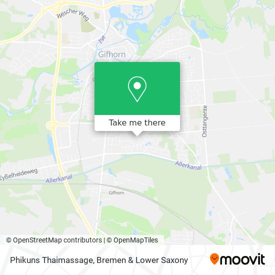Phikuns Thaimassage map