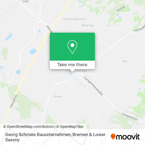 Georg Schmies Bauunternehmen map