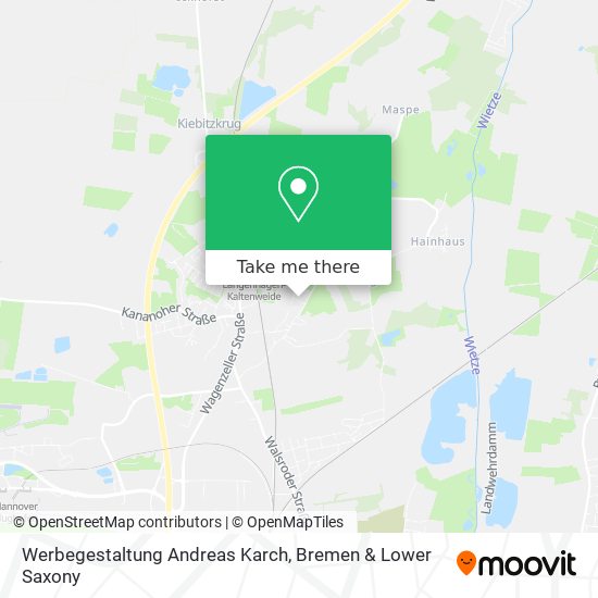Werbegestaltung Andreas Karch map