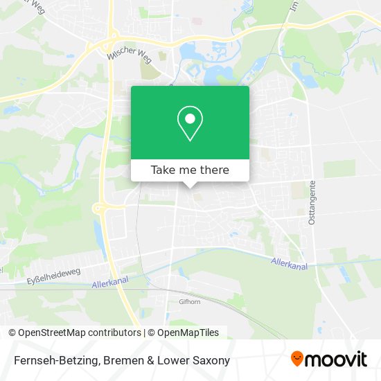 Fernseh-Betzing map