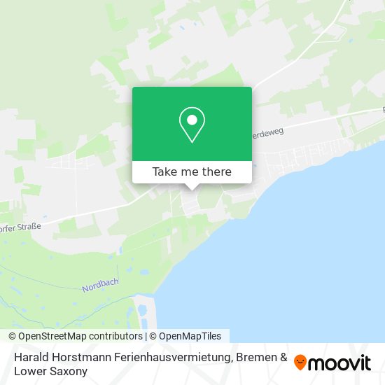 Harald Horstmann Ferienhausvermietung map