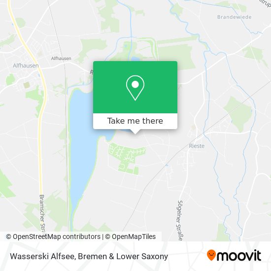 Wasserski Alfsee map