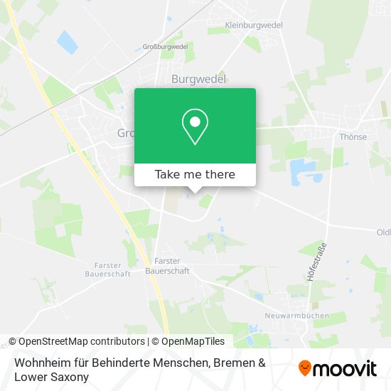 Wohnheim für Behinderte Menschen map