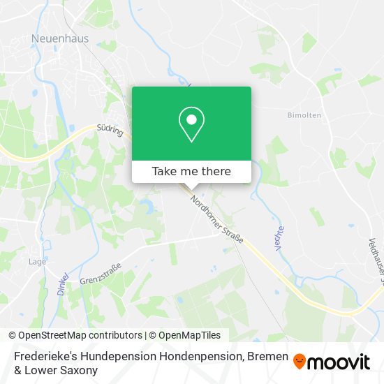 Frederieke's Hundepension Hondenpension map
