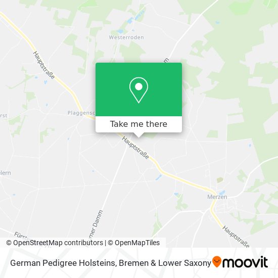 German Pedigree Holsteins map