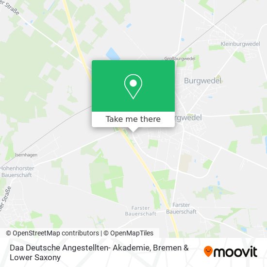 Daa Deutsche Angestellten- Akademie map