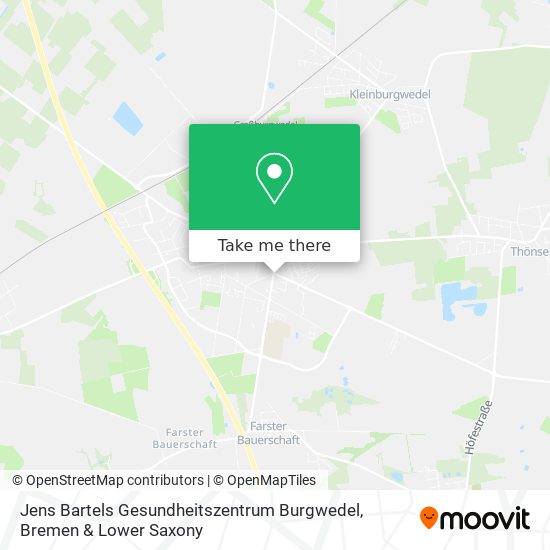 Jens Bartels Gesundheitszentrum Burgwedel map