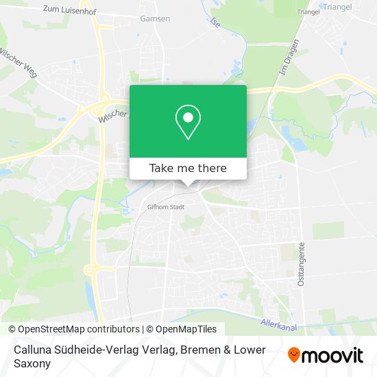 Calluna Südheide-Verlag Verlag map