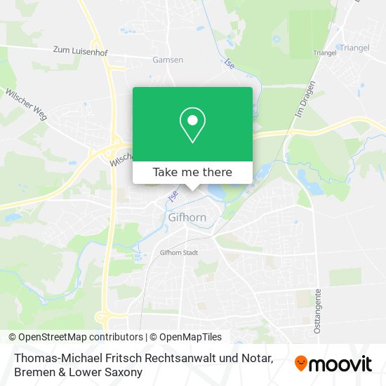 Thomas-Michael Fritsch Rechtsanwalt und Notar map