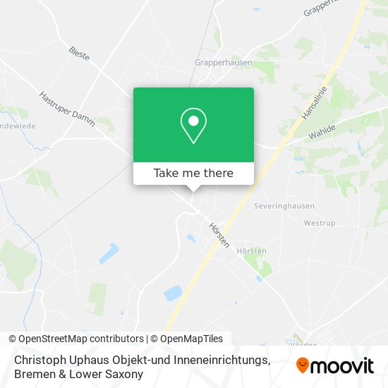 Christoph Uphaus Objekt-und Inneneinrichtungs map